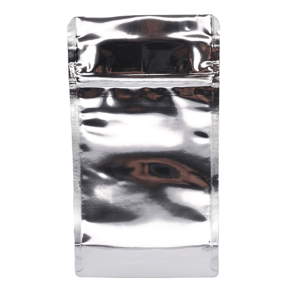 Bag King Child-Resistant Opaque Mylar Bag | 1/4th oz Chrome / Single Unit (Less Than Pack Qty)