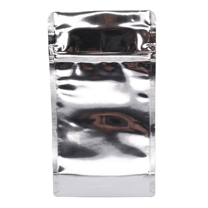 Bag King Child-Resistant Opaque Mylar Bag | 1/4th oz Chrome / Single Unit (Less Than Pack Qty)