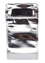 Bag King Child-Resistant Opaque Mylar Bag | 1/8th oz Chrome / Single Unit