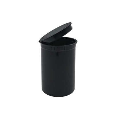 Bag King Child-Resistant Pop Top Bottle | 30 dram Black