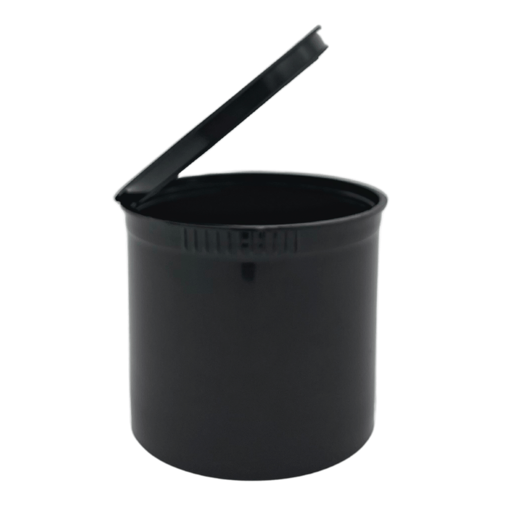Bag King Child-Resistant Pop Top Bottle | 90 dram Black