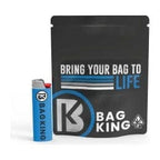 Bag King Child-Resistant Vertical Window Mylar Bag | 1/4 oz