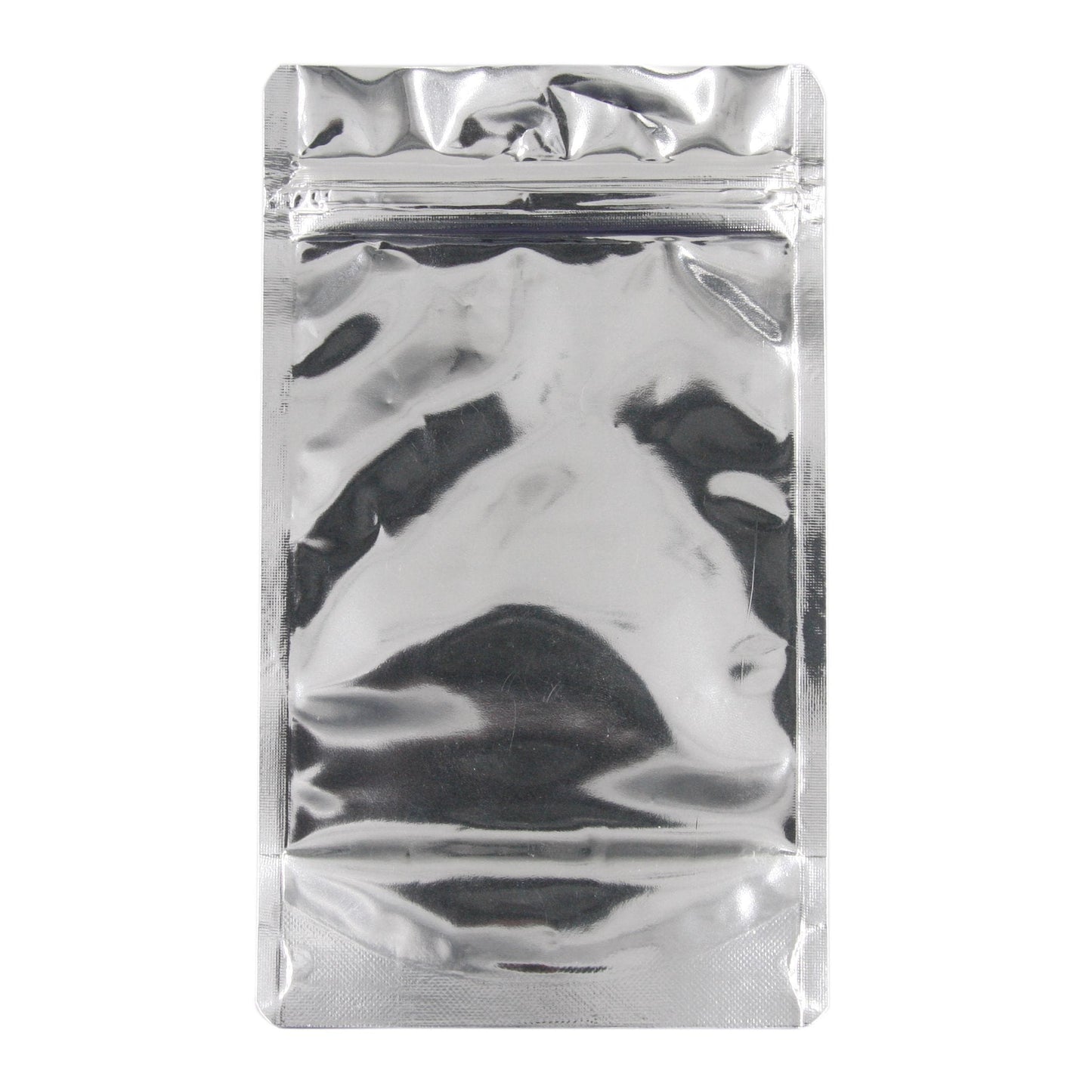 Bag King Clear Front Mylar Bag (1/4th oz) Chrome / Single Unit