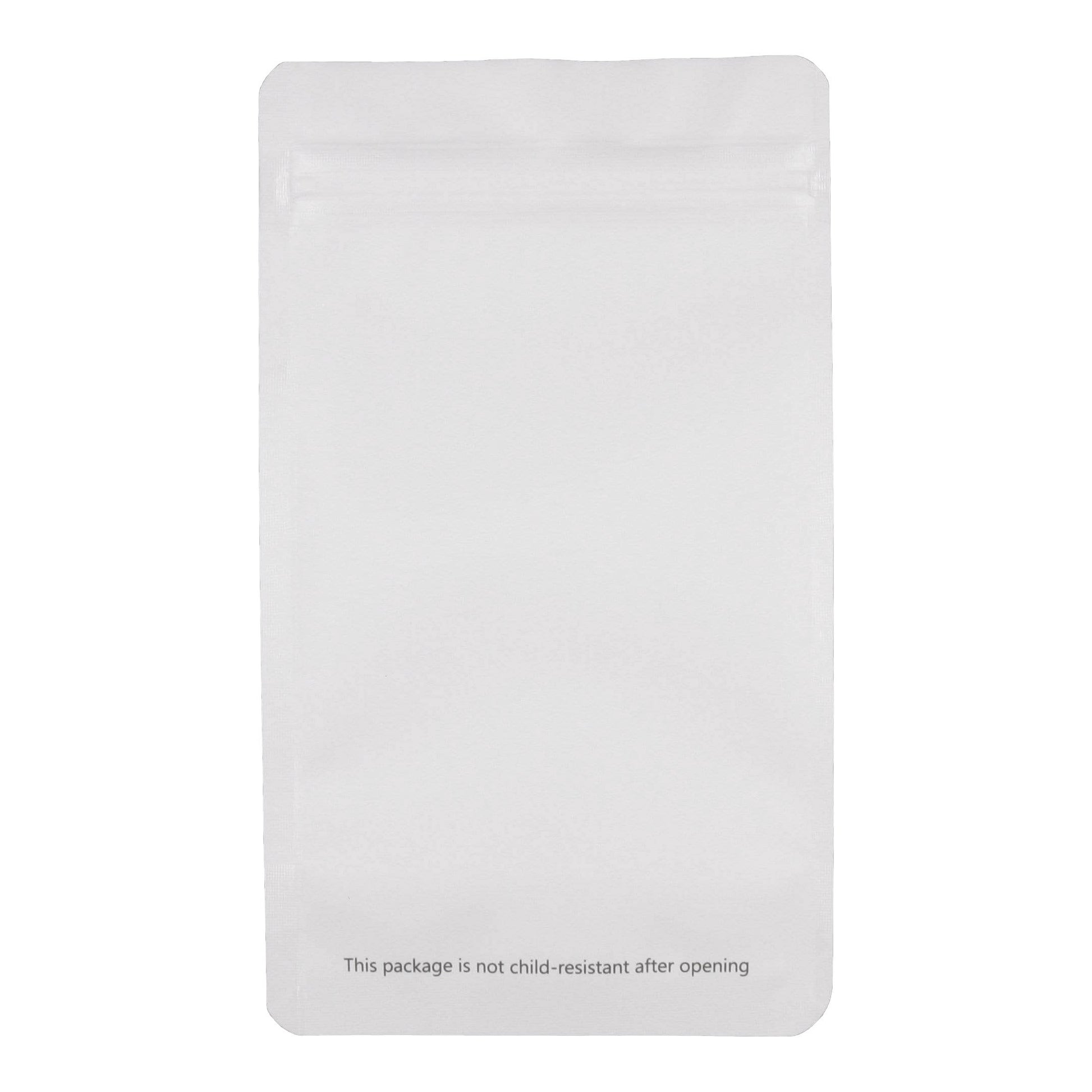 Bag King Clear Front Mylar Bag (1/4th oz) Matte White / Single Unit