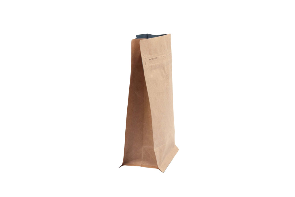 Bag King Flat Bottom Coffee Bag 12oz. (5"x8"x3") Kraft