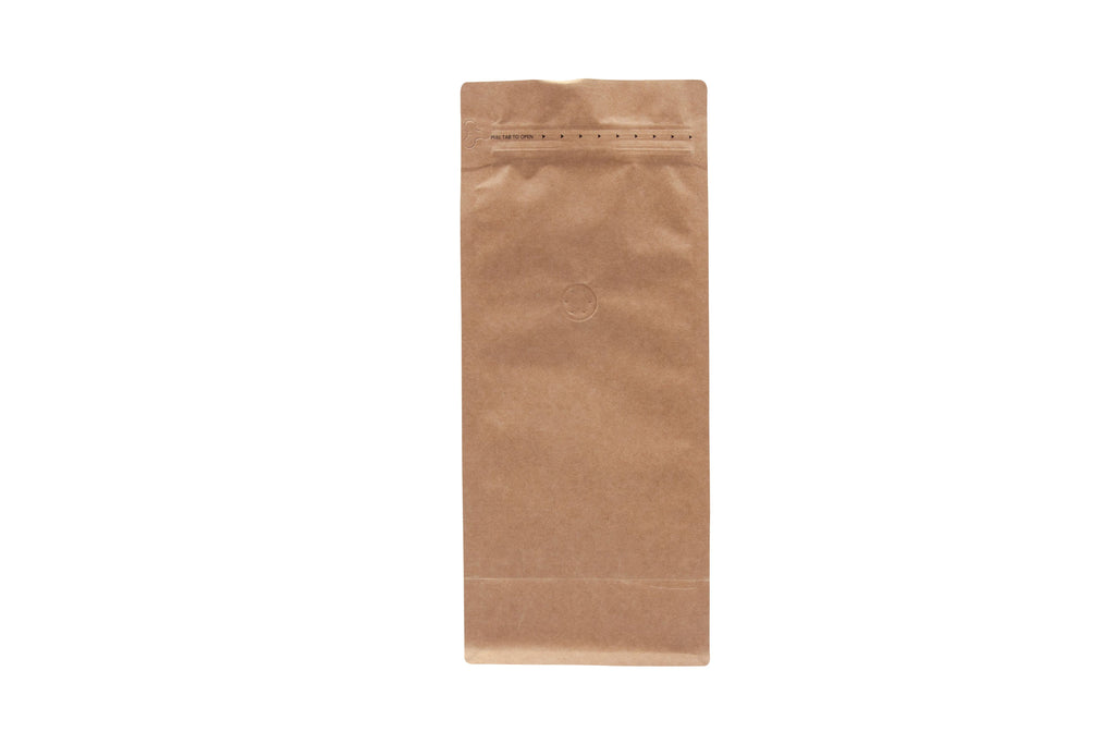 Bag King Flat Bottom Coffee Bag 2lb. (5.35"x12.5"x3.875")