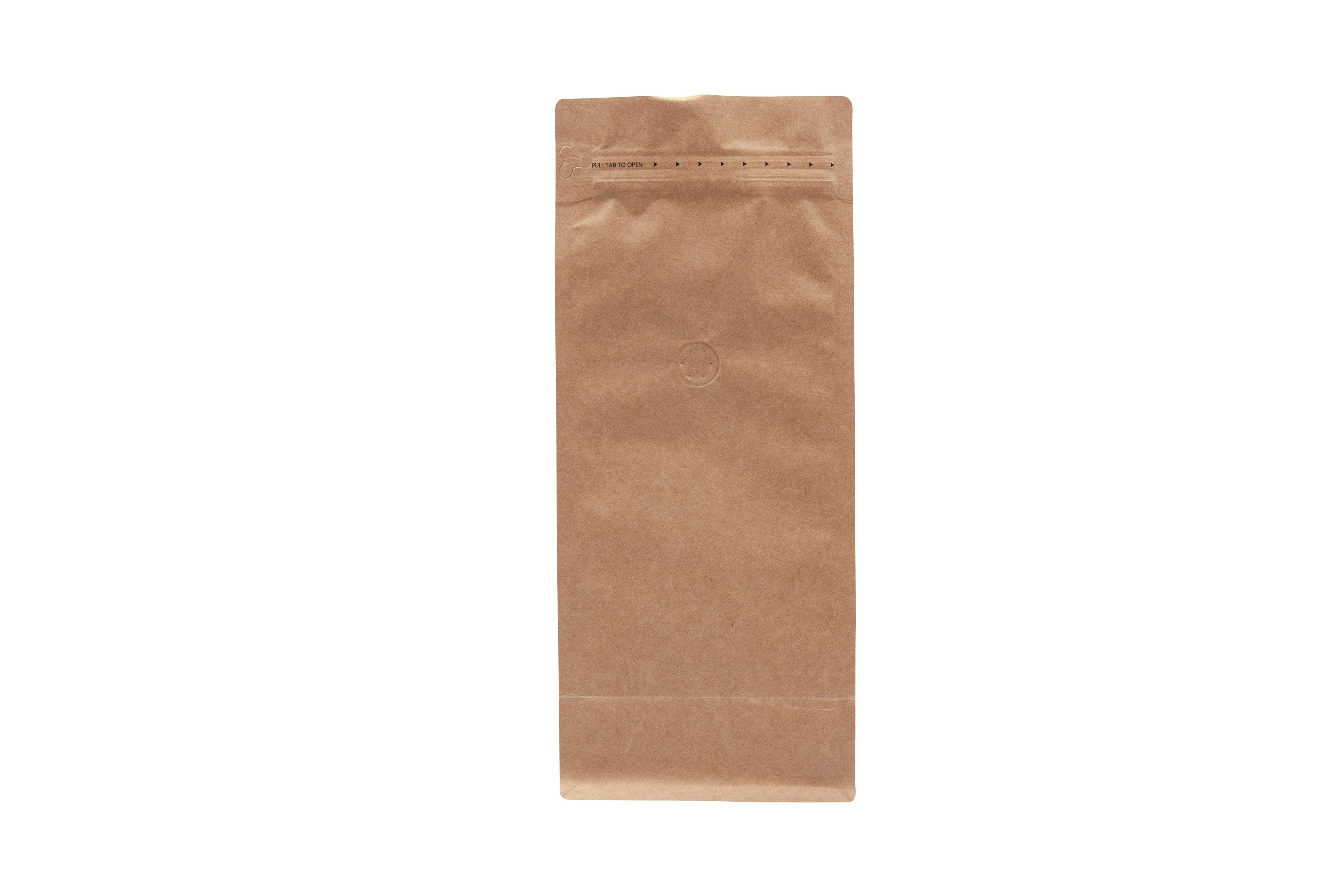 Bag King Flat Bottom Coffee Bag 2lb. (5.35"x12.5"x3.875")