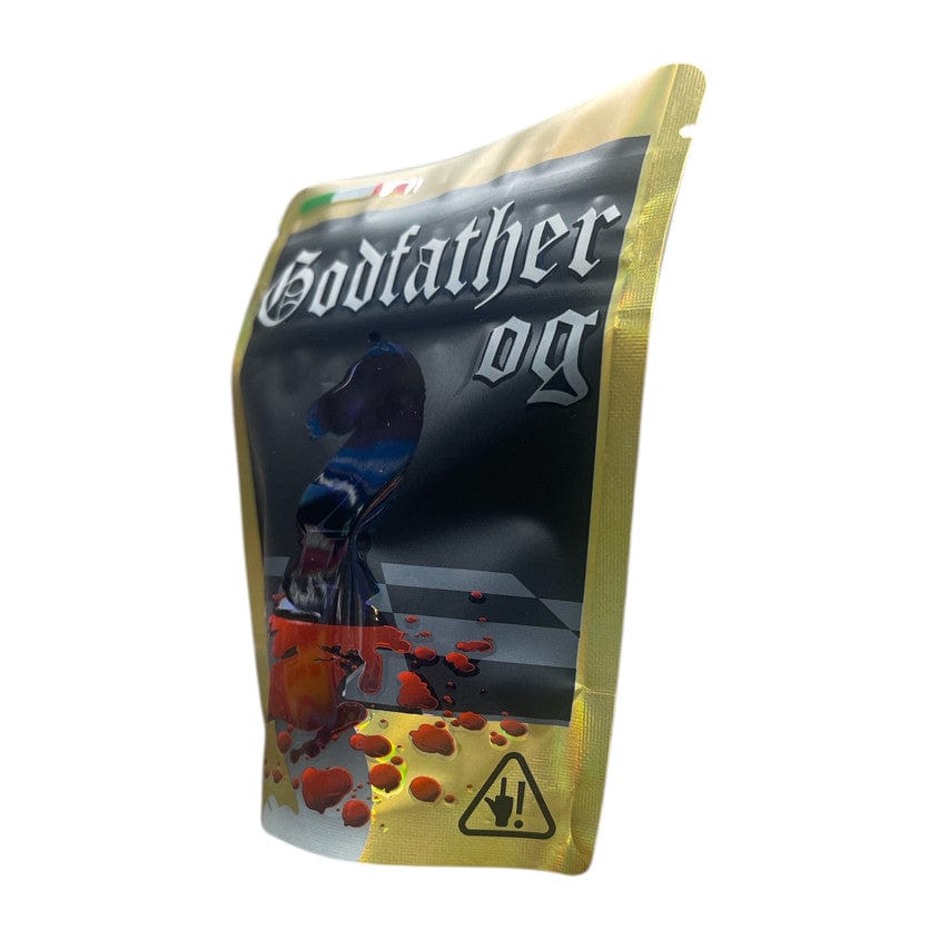 Bag King Godfather OG Strain Child-Resistant Mylar Bag | 1/8 oz