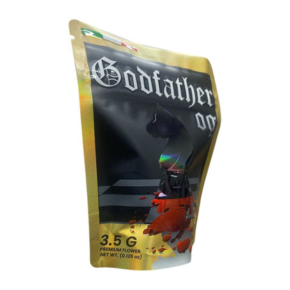 Bag King Godfather OG Strain Child-Resistant Mylar Bag | 1/8 oz