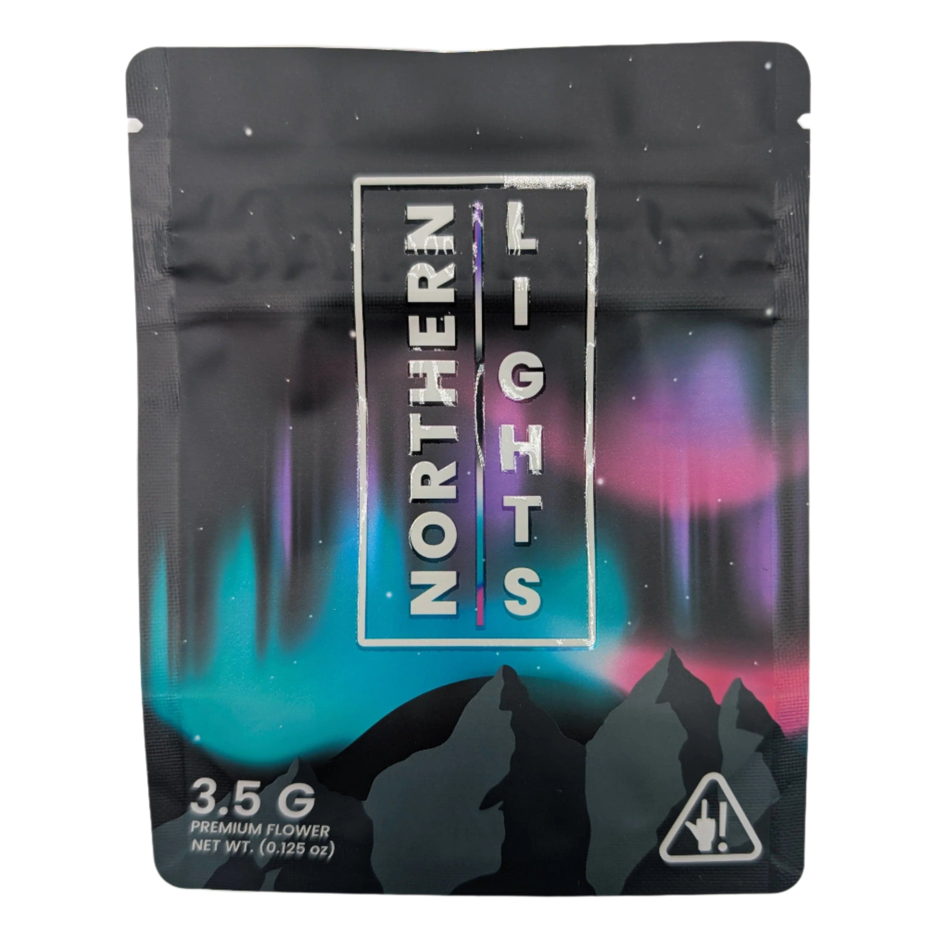 Bag King Northern Lights Strain Child-Resistant Mylar Bag | 1/8 oz