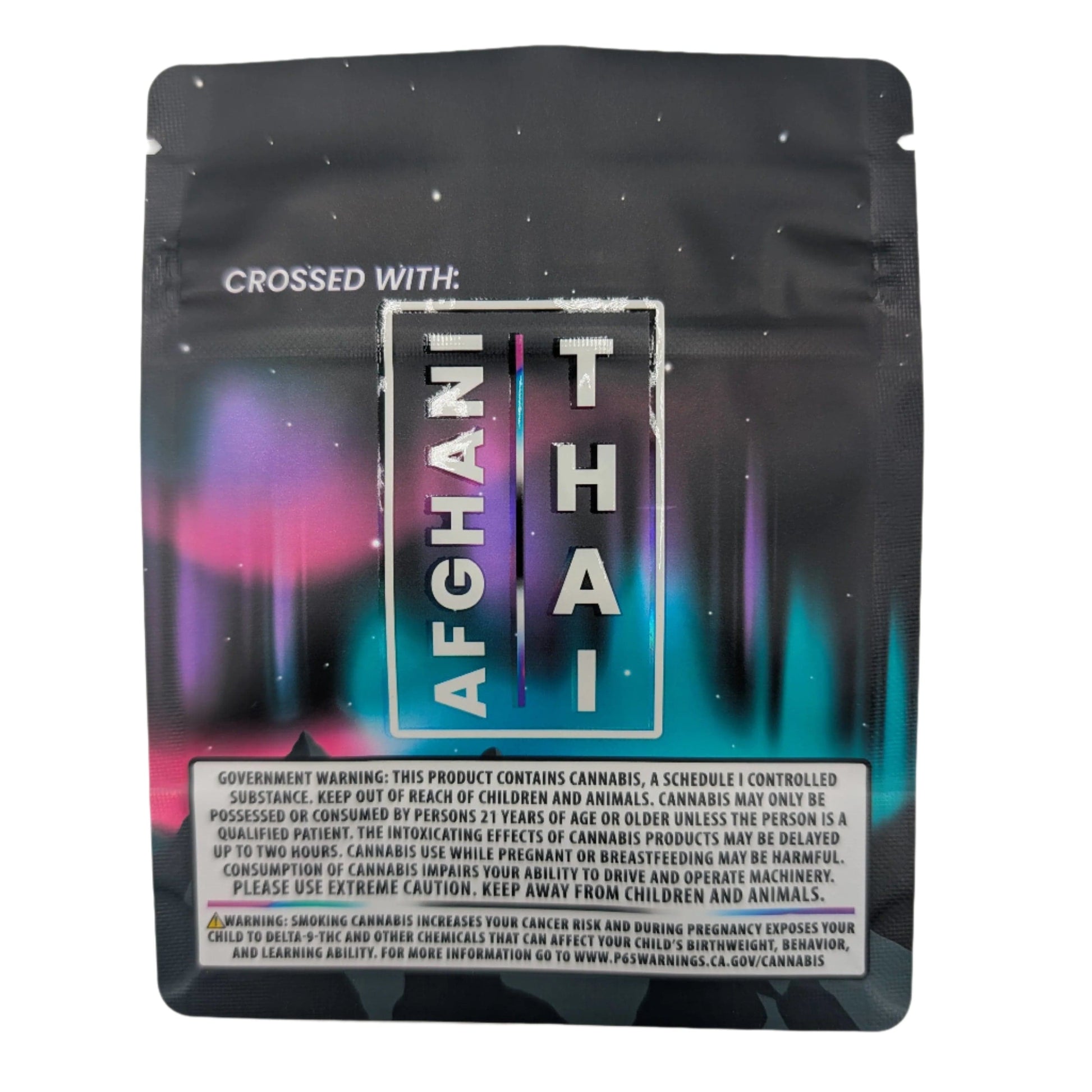 Bag King Northern Lights Strain Child-Resistant Mylar Bag | 1/8 oz