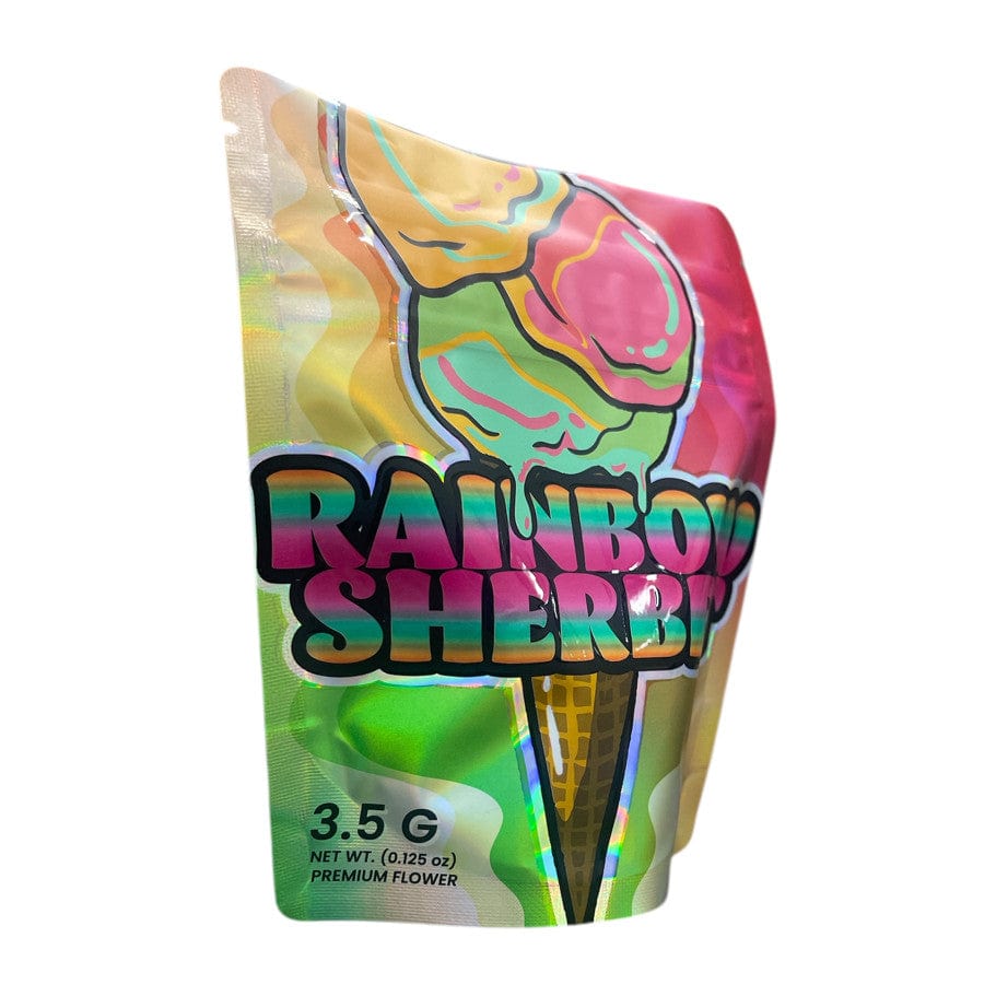 Bag King Rainbow Sherbet Strain Mylar Bag | 1/8 oz (3.5g)