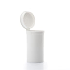 Child-Resistant 19 Dram Pop Top Bottle Single Unit (Less Than Box Qty) / White