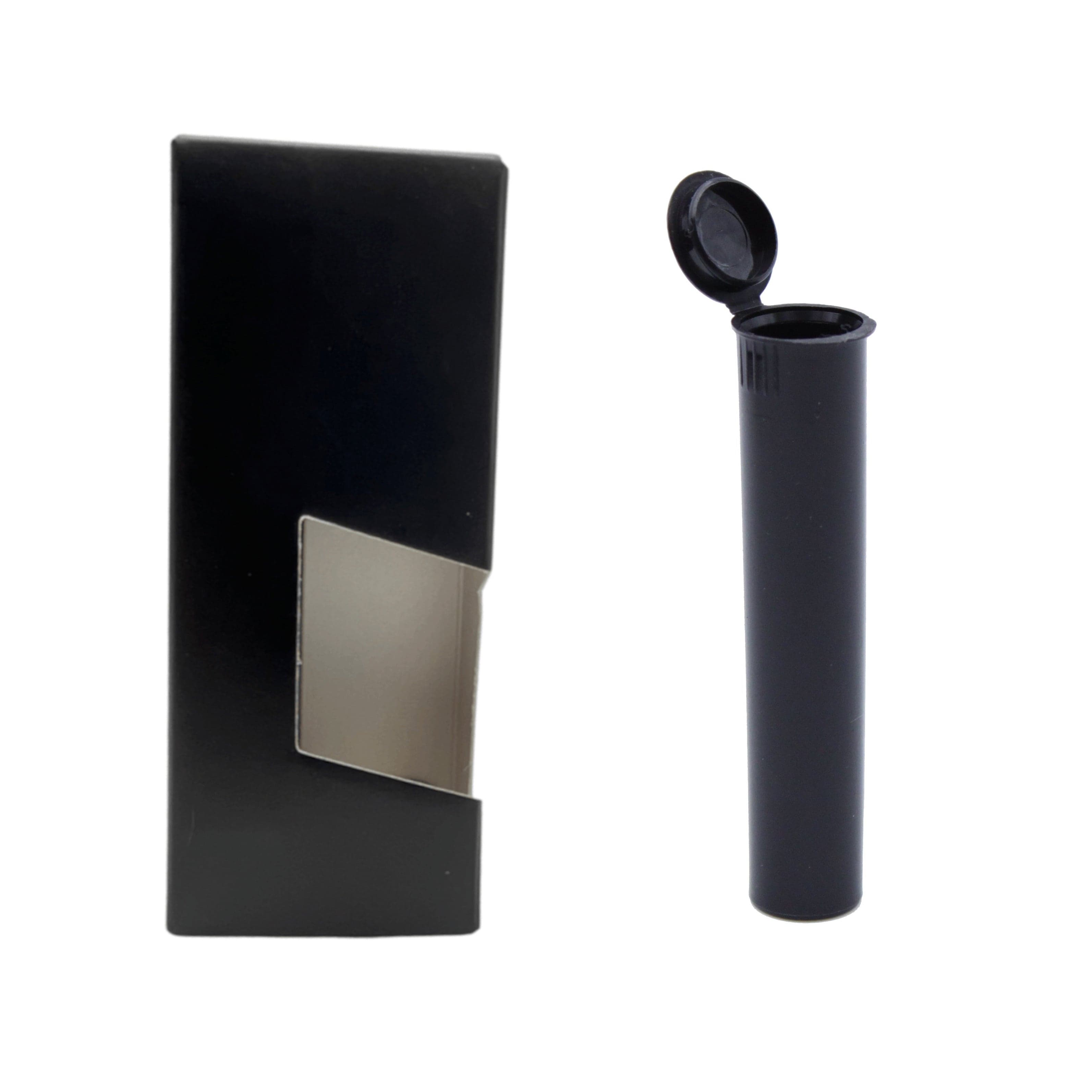 Child-Resistant Vape Cartridge Tube with Paper Box Black / Black / Single Unit (Less Than Box Qty)