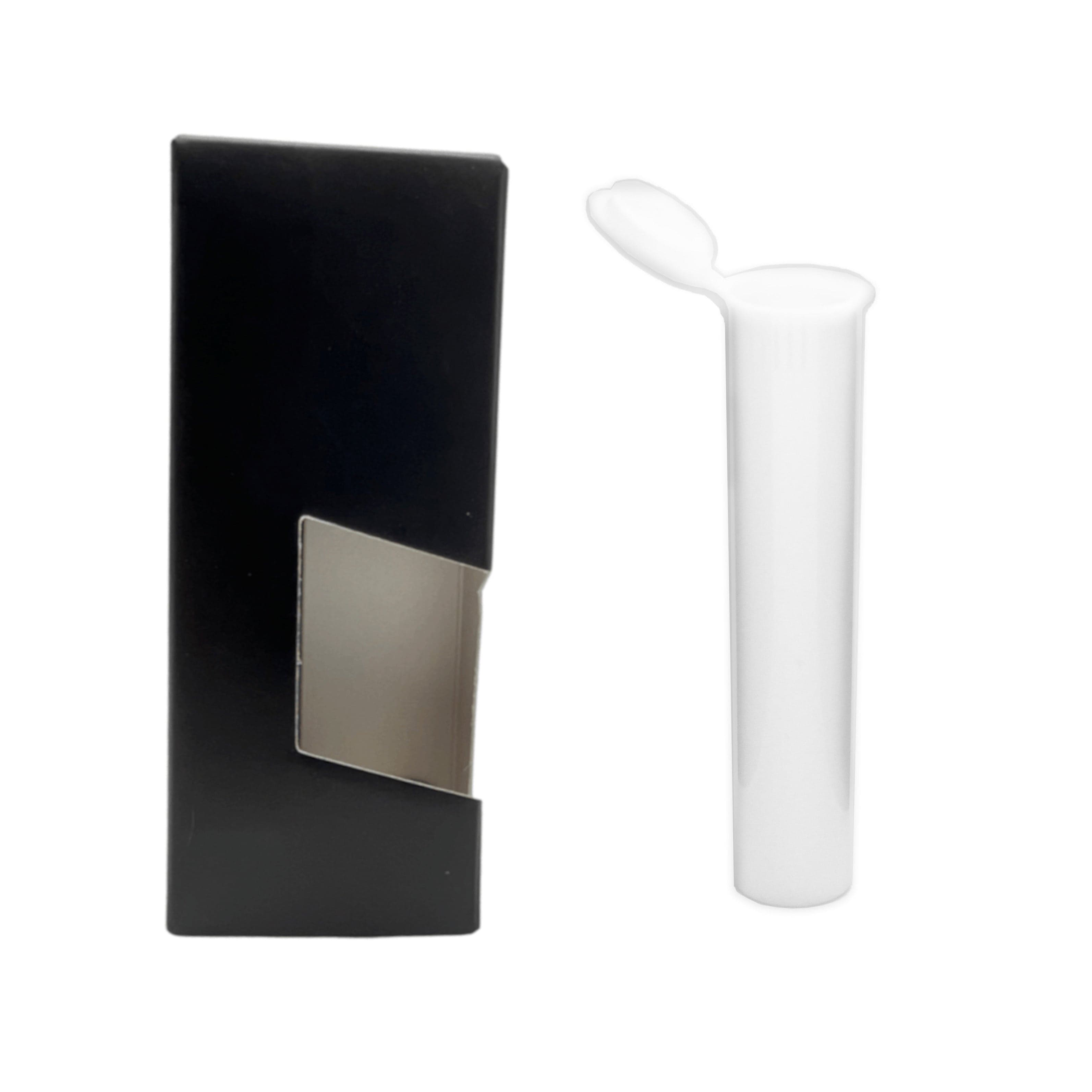 Child-Resistant Vape Cartridge Tube with Paper Box Black / White / Single Unit (Less Than Box Qty)