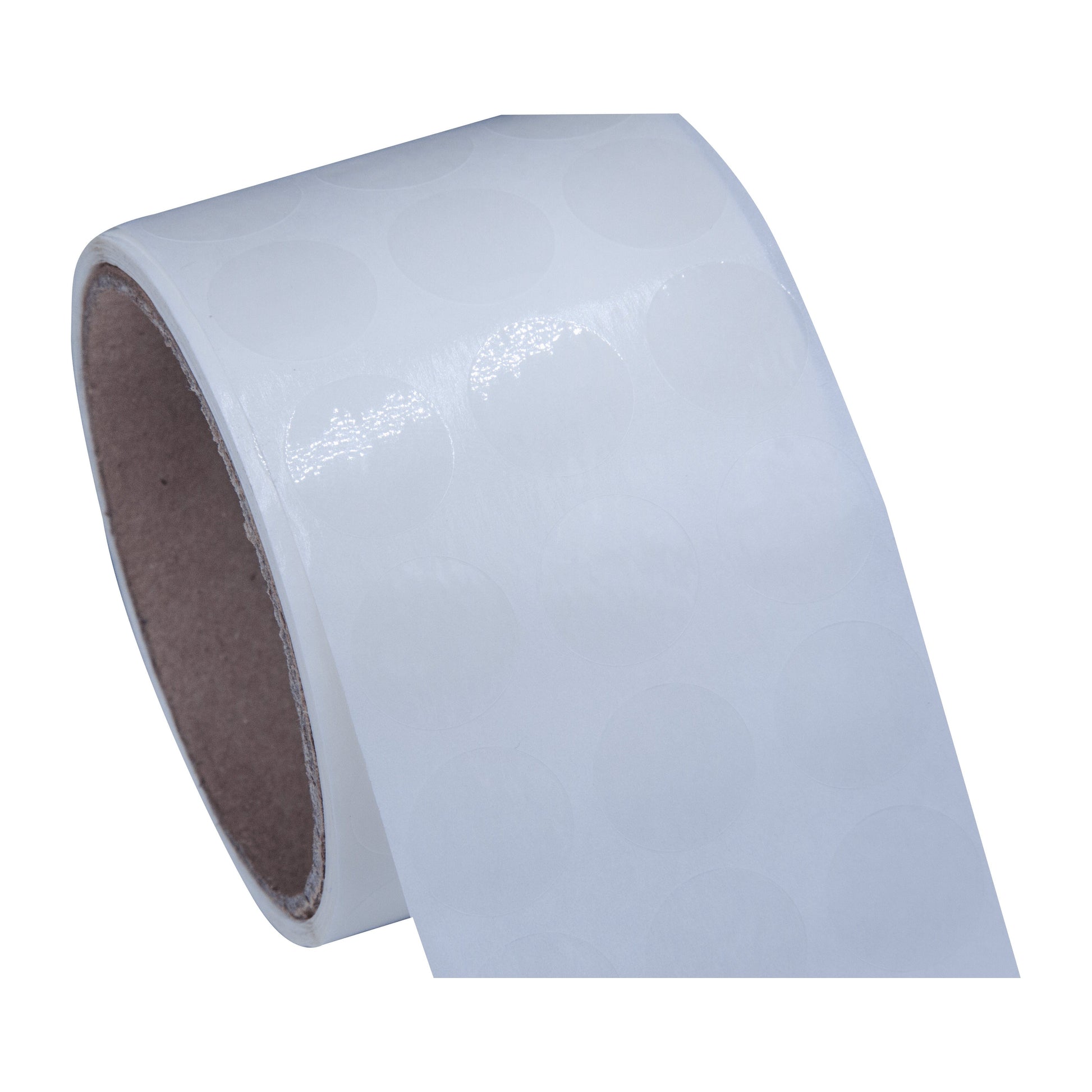 Clear Circle Tamper Labels 0.75" Roll of 1,000