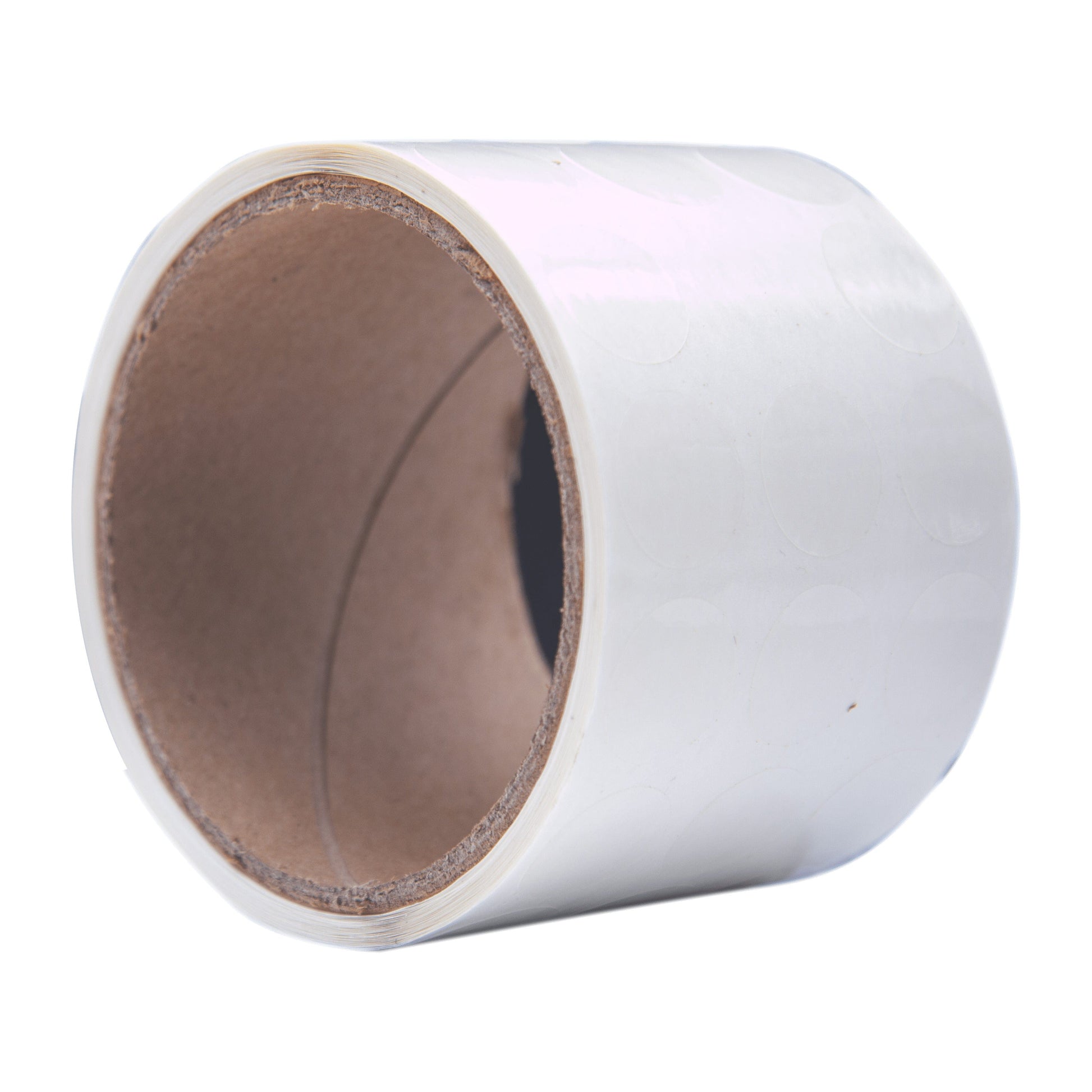 Clear Circle Tamper Labels 0.75" Roll of 1,000