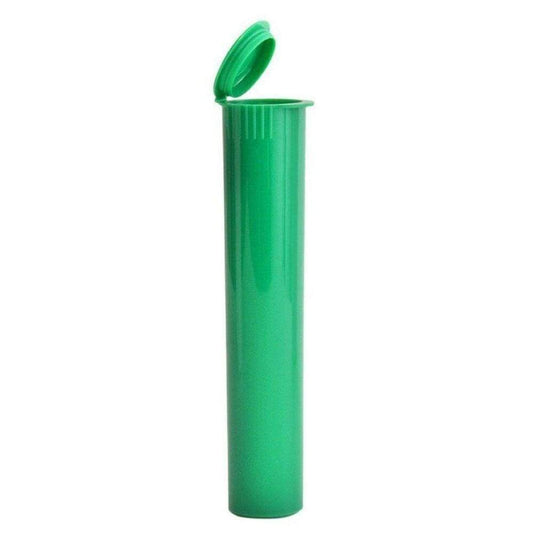 Clearance Opaque Squeeze Top Child-Resistant Pre-Roll Tube | 116 mm Green / Box of 1000 (Clearance Pricing)