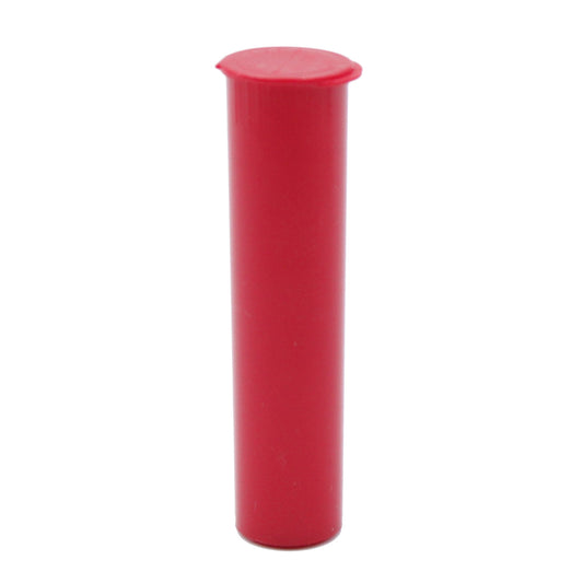 Clearance Squeeze Top Child-Resistant Pre-Roll Tube | 78 mm Red / Box of 1000 (Bulk Pricing)
