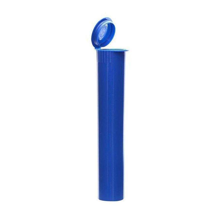 Clearance Squeeze Top Child-Resistant Pre-Roll Tube | 94mm Blue / Box of 1000 (Bulk Pricing)