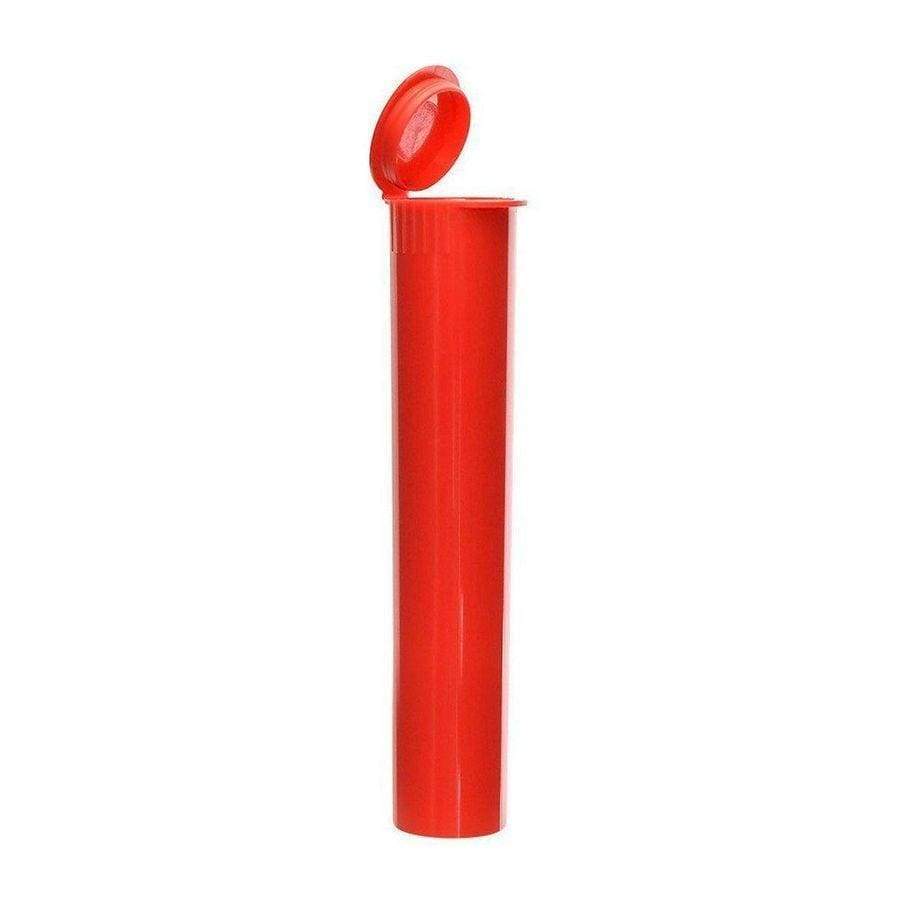 Clearance Squeeze Top Child-Resistant Pre-Roll Tube | 94mm Red / Box of 1000 (Bulk Pricing)