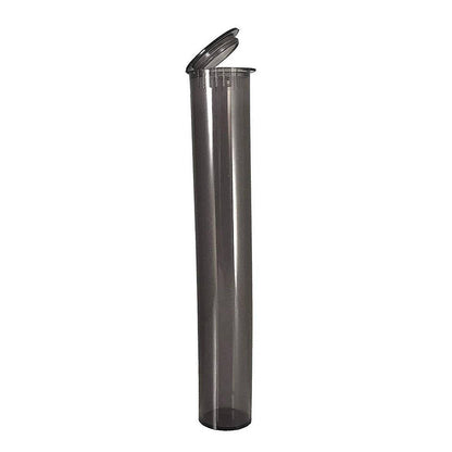 Clearance Translucent Squeeze Top Child-Resistant Pre-Roll Tube | 116 mm Translucent Black / Single Unit