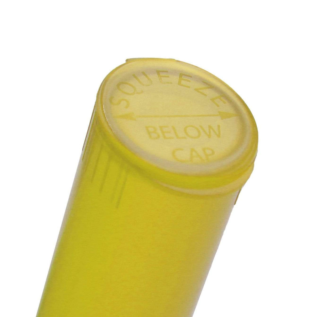 Clearance Translucent Squeeze Top Child-Resistant Pre-Roll Tube | 78 mm