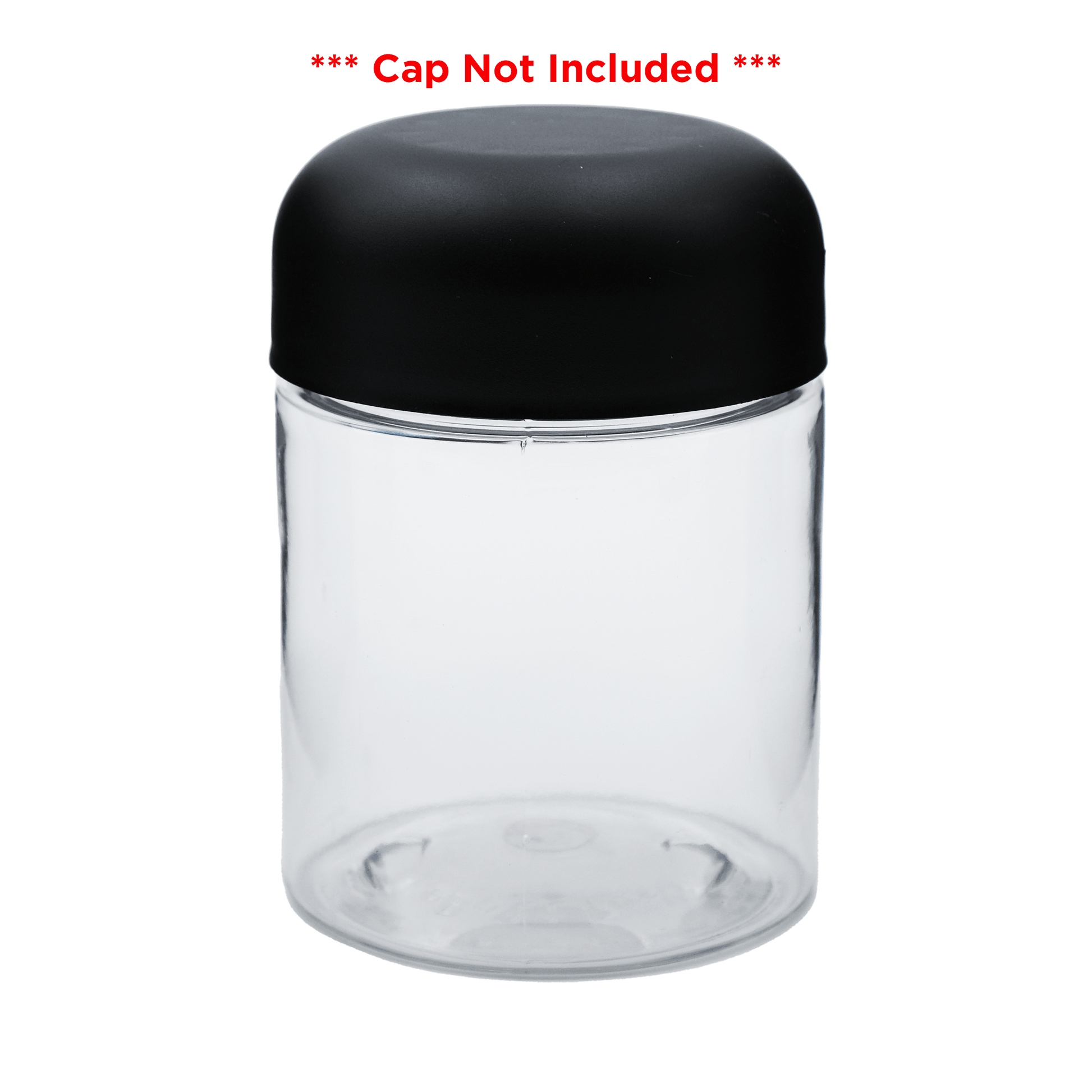 16oz Premium Glass Jars w/ Child Resistant Lids - White Lids (40 Qty)