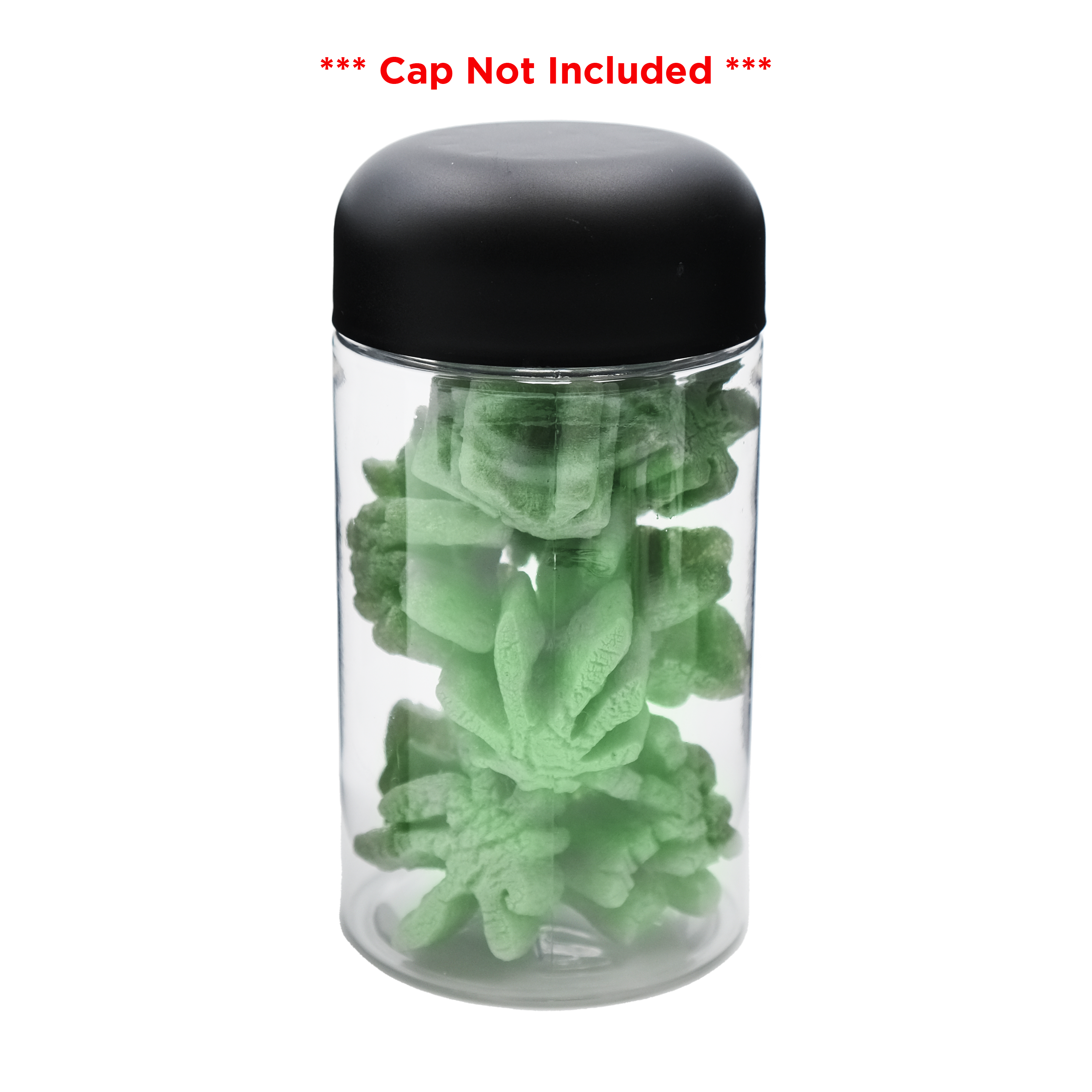 eBottles 60 Dram PET Child-Resistant Straight Sided Jar 53/400