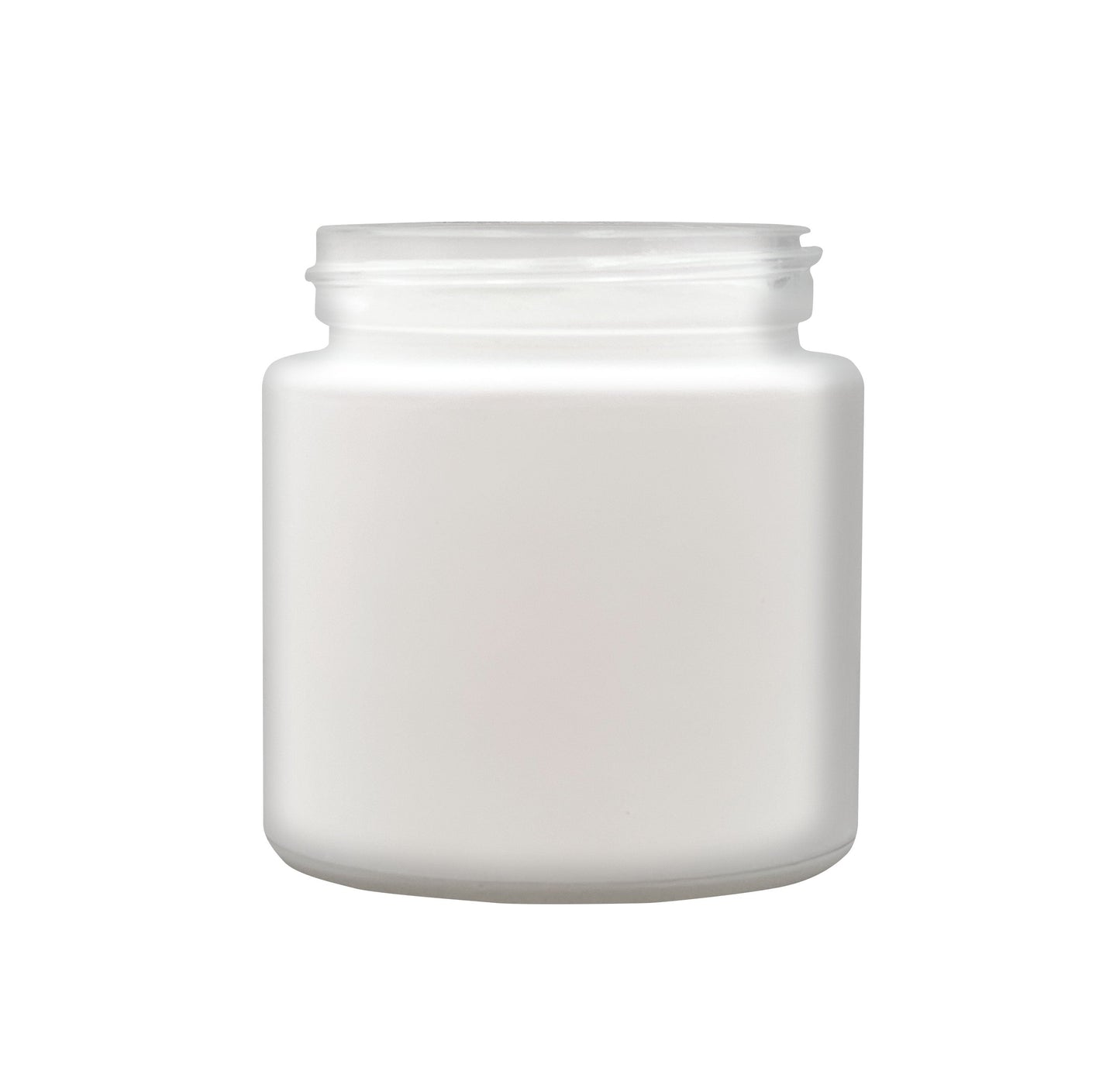 eBottles Frosted Glass Child-Resistant Straight Sided Jar | 30 dram Matte White