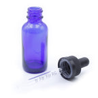 eBottles Green Child-Resistant Glass Dropper Bottle w/ Dropper | 30 ml 1.0 ml graduated / Cobalt Blue