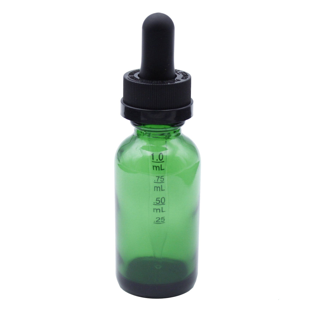 eBottles Green Child-Resistant Glass Dropper Bottle w/ Dropper | 30 ml