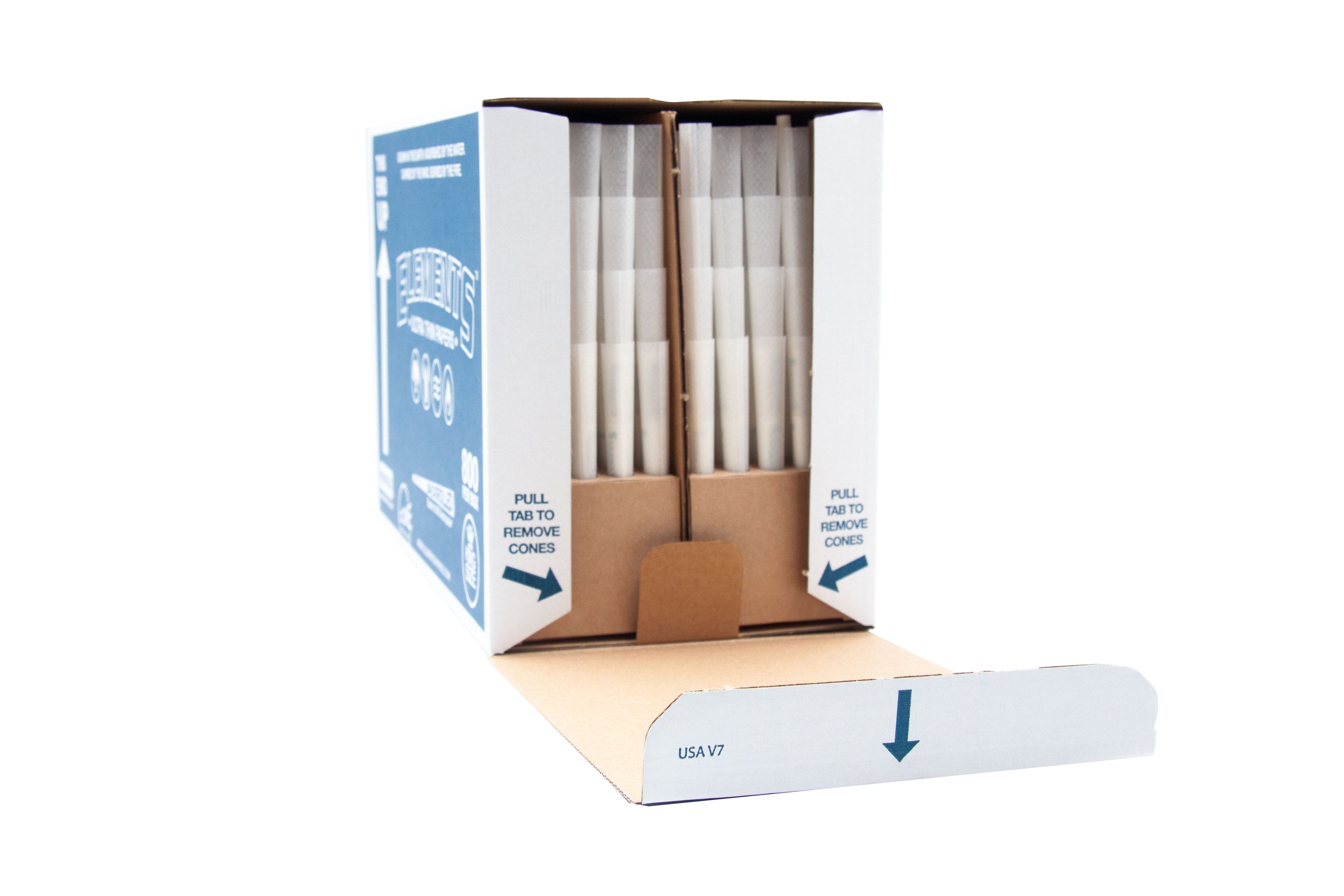 Elements King Size Ultra-Thin Rice Pre-Rolls (109mm/26mm filter) | Box of 800