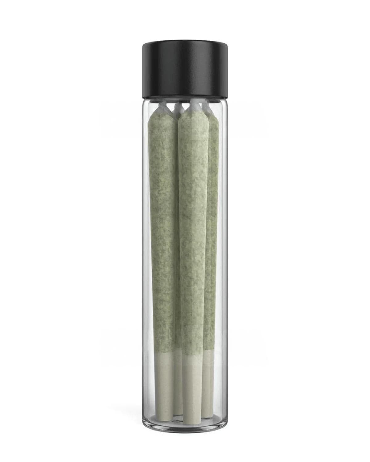 Glass Wide Body Child Resistant Pre-Roll Tube | 120 mm
