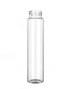 Glass Wide Body Child Resistant Pre-Roll Tube | 120 mm No Cap / Single Unit