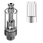 Good Carts Glass Cartridge (1.0ml, 2.0mm) with Mouthpiece Plastic Barrel Clear / Bundle of 100