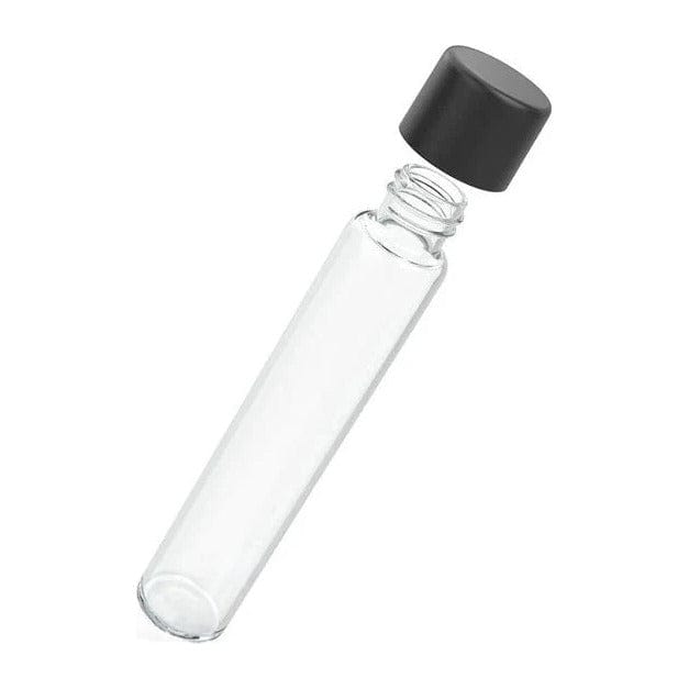 Grand Puff Glass Child-Resistant Pre-Roll Tube | 115 mm With Black Cap / Box of 400 (Bulk Discount Pricing)