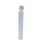 Grand Puff® Squeeze Pop Top PET Plastic Tube (109 mm) White / Single Unit (Less Than Box Qty)