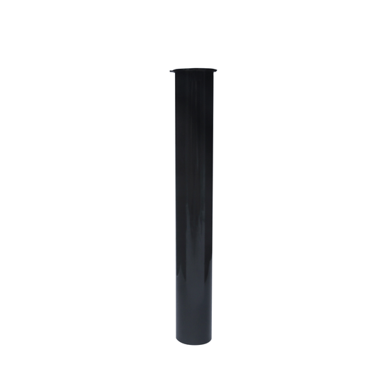 Grand Puff Squeeze Pop Top Plastic Tube | 128 mm Black / Single Unit