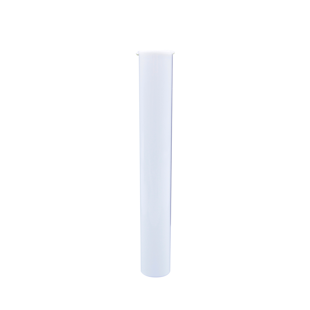 Grand Puff Squeeze Pop Top Plastic Tube | 128 mm White / Single Unit