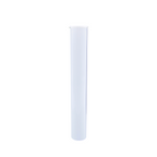 Grand Puff Squeeze Pop Top Plastic Tube | 128 mm White / Single Unit