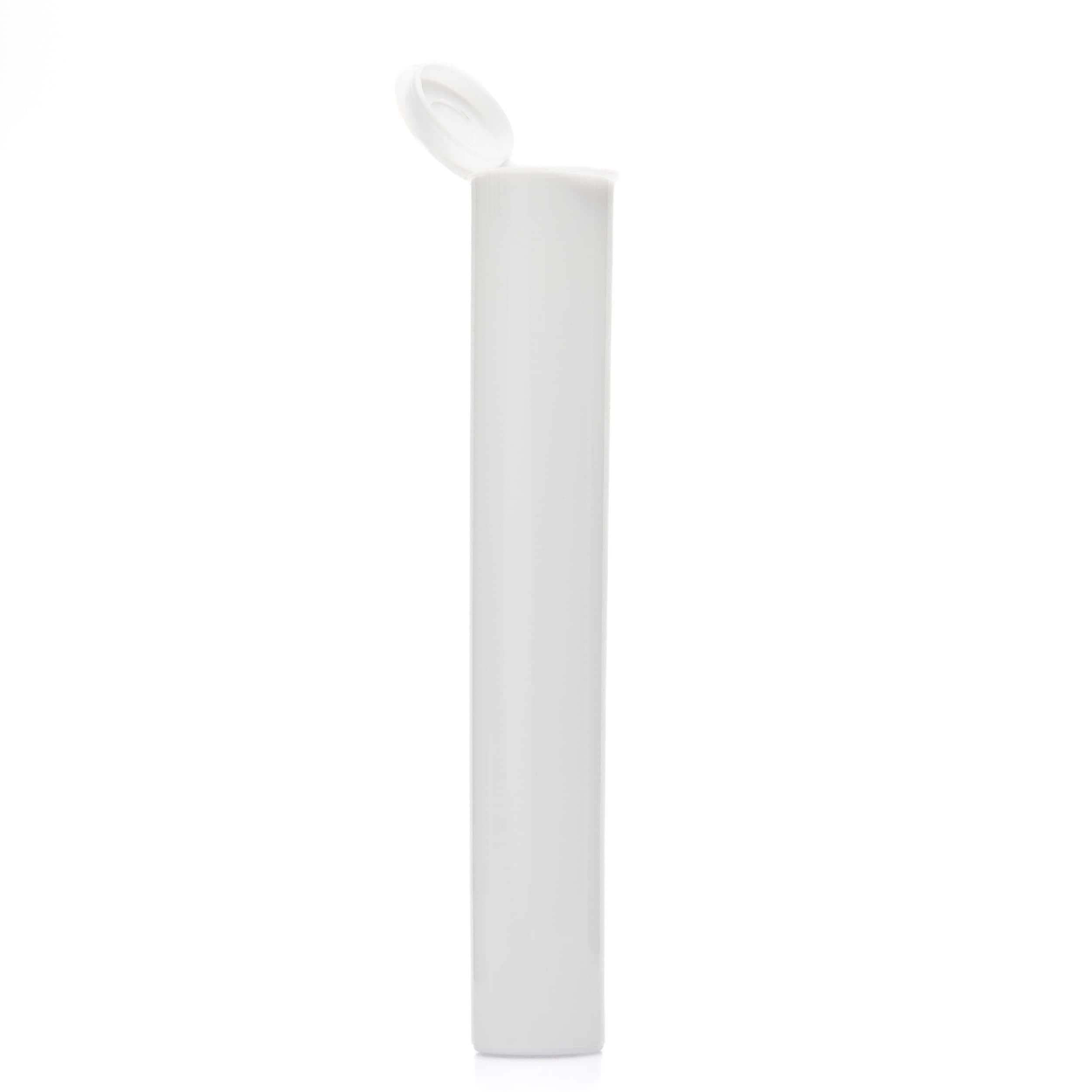 Grand Puff Squeeze Pop Top Plastic Tube Single Unit (Less Than Box Qty) / White