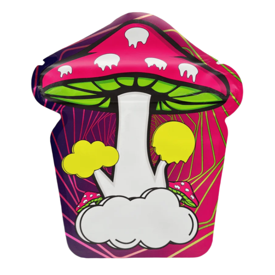Mushroom Shaped Custom Mylar Bag ( Fits up to 1/4th oz. )