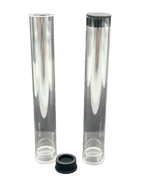 Plastic Tubes for Cartridges 12mm x 81mm Black (Short Cap)