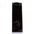 Slimline Foil Laminated Zipper Bag Black / Clear