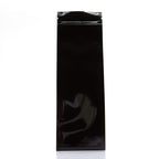 Slimline Foil Laminated Zipper Bag Black / Clear