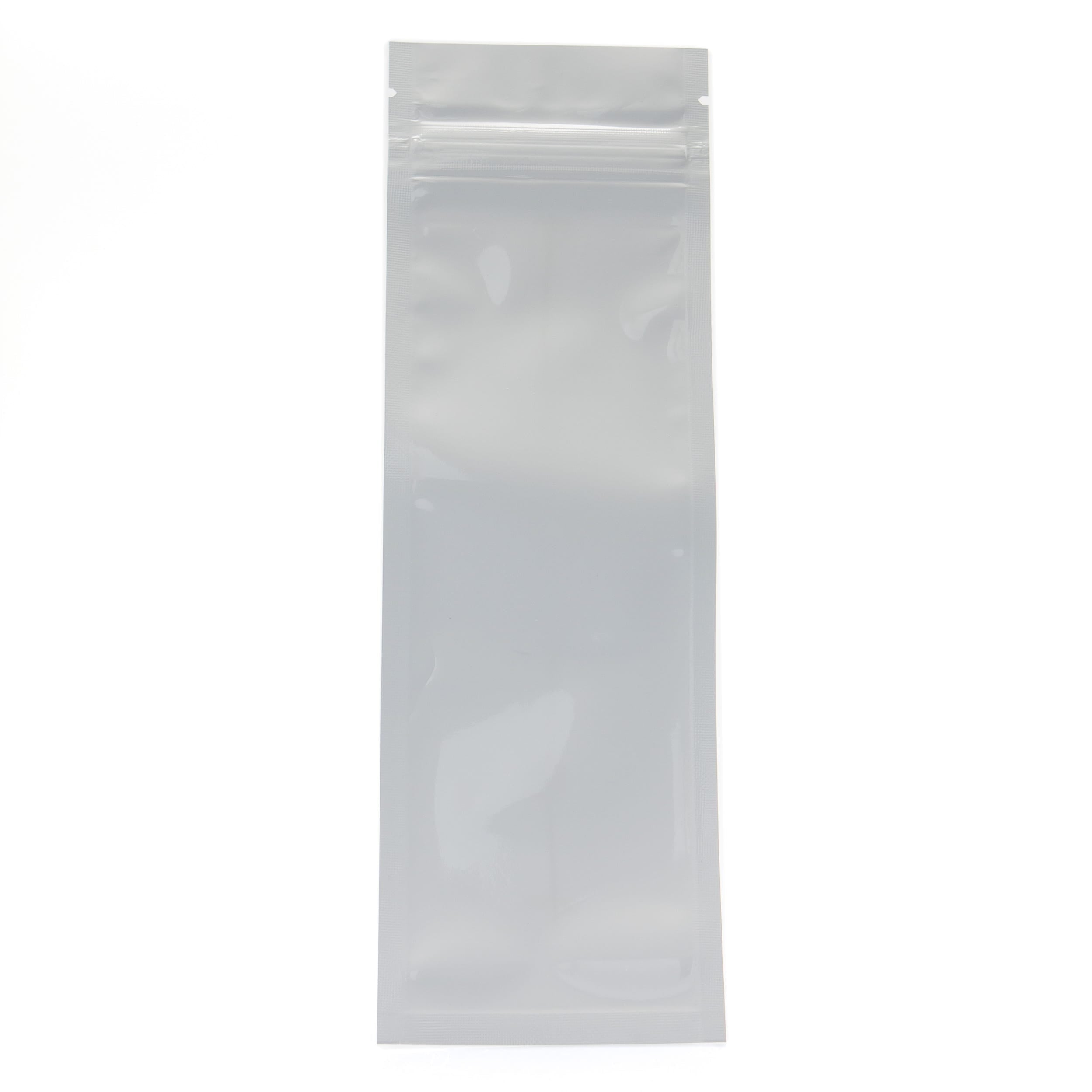 Slimline Foil Laminated Zipper Bag White / Clear