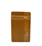 Stand Up Zipper Bag with Vertical Window (1/2 oz to 1 oz)