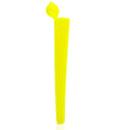 Tapered Push Top Tube Single Unit (Less Than Box Qty) / Bright Yellow