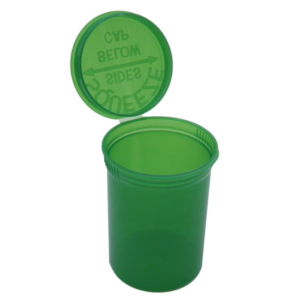 30 Dram Pop Top Child Resistant Bottles
